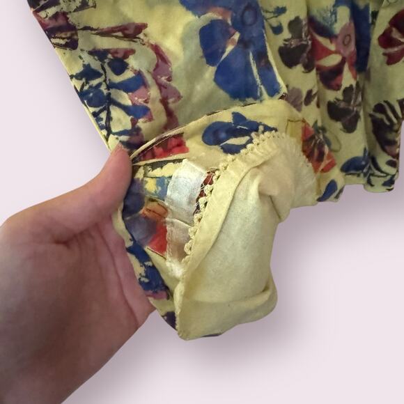 Anthropologie Vanessa Virginia “Painterly” Keyhole Floral Dress - Picture 4 of 6